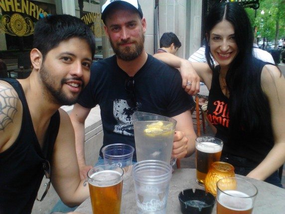Enjoying some "Purple Haze" craft brews in Orlando Enjoying some "Purple Haze" craft brews in Orlando