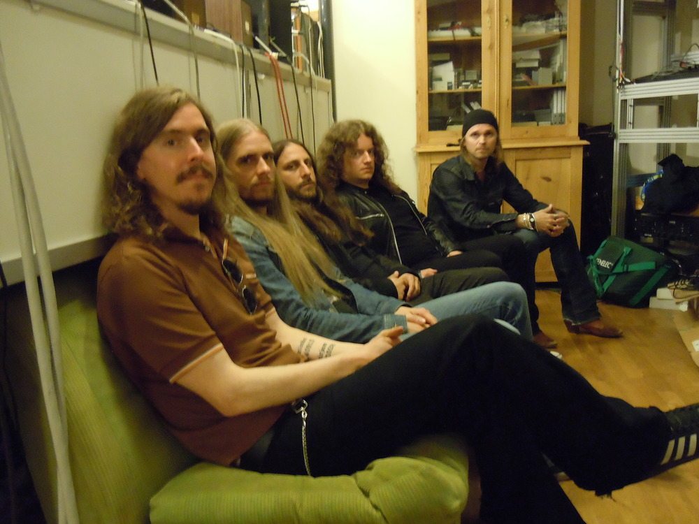 ** Opeth, circa Heritage, at Atlantis Studios, Stockholm, Sweden. Photo by Chris Dick.