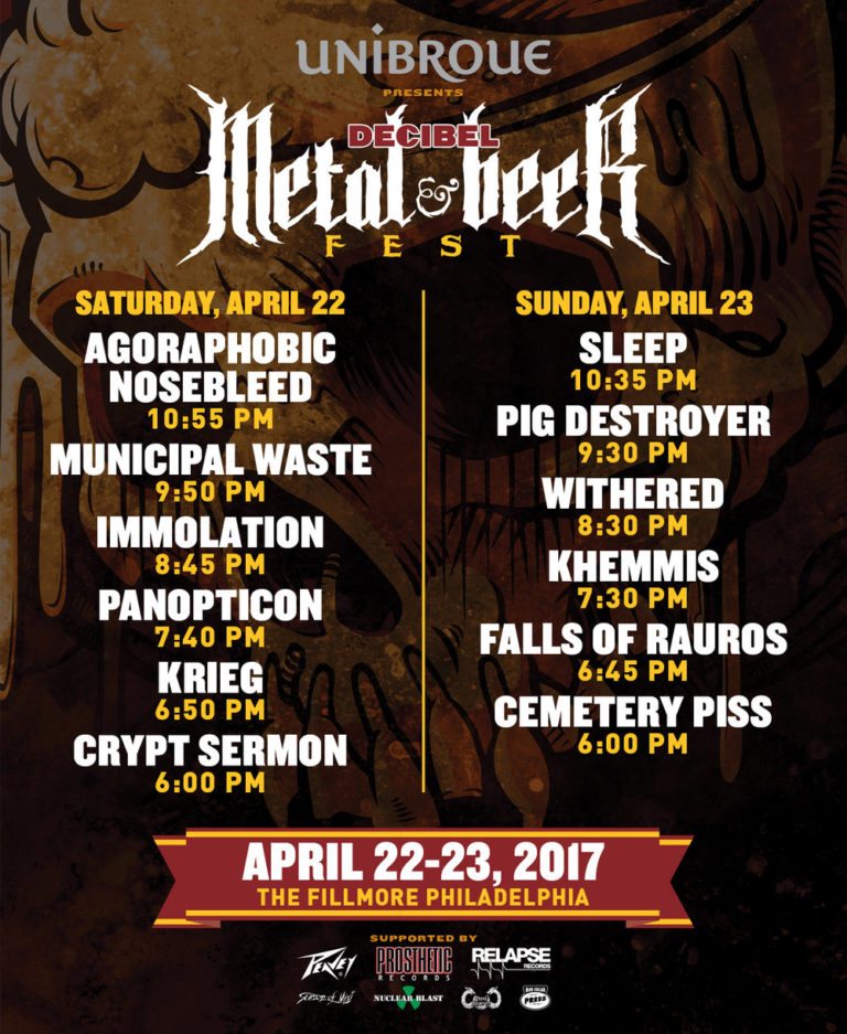 Decibel Metal & Beer Fest Tickets On Sale Now! Decibel Magazine