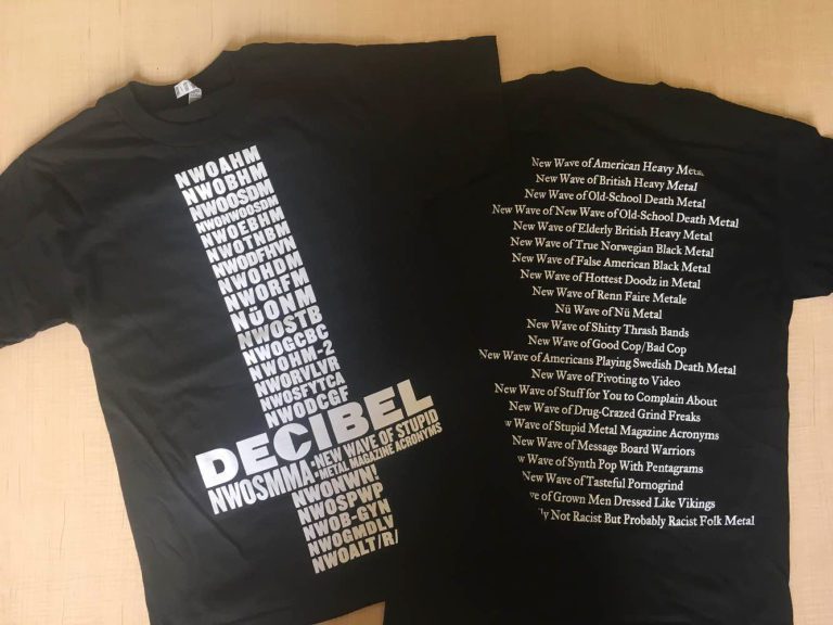 New Decibel T-Shirts in Stock Now | Decibel Magazine