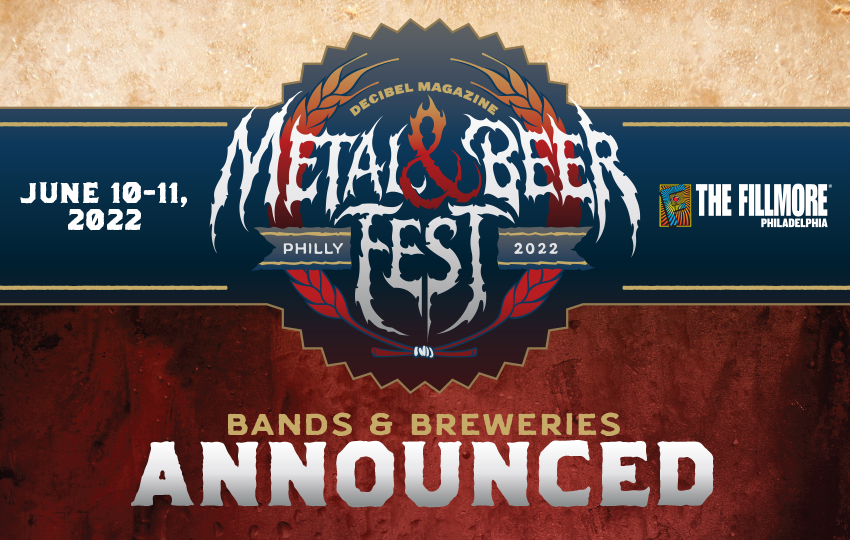 Decibel Magazine Metal & Beer Fest Philly 2022 Full Band Lineup
