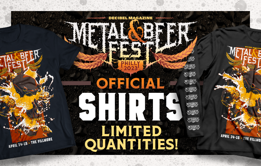 LIMITED STOCK! Get Official METAL & BEER FEST SHIRTS Before They’re