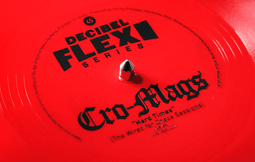 CRO-MAGS Premiere Exclusive New Recording of “Hard Times” via the Decibel Flexi Series!
